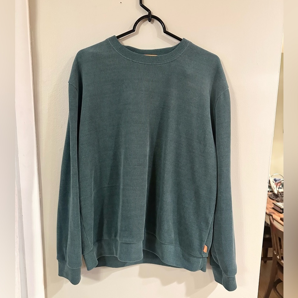 Negative Space Men's Teal Long Sleeve